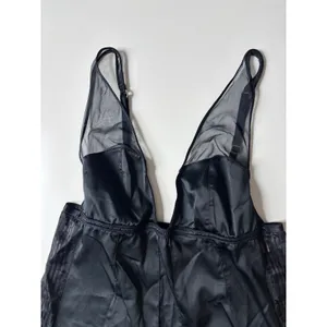 Victoria's Secret Slip Dress Womens Medium Black‎ Very Sexy Satin Lace Romantic thumbnail 5