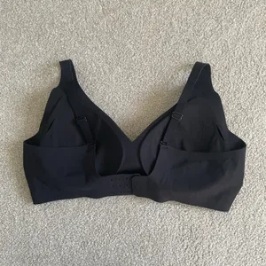 Wireless T-Shirt Bra Supportive Comfort Black Undergarment Women's Size XL thumbnail 2