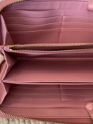 Miu Miu Matelasse Zip Wallet Pink Gold w/ Box thumbnail 10