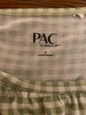 PacSun Green Gingham Crop Top thumbnail 3