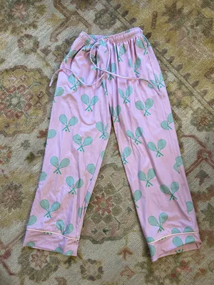 pickle ball pajama set Pink thumbnail 4