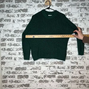 American Eagle | women knitted crewneck sweater oversized cropped thumbnail 5