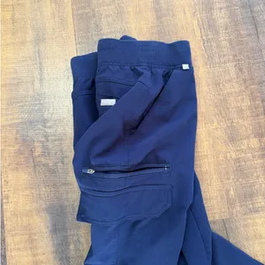 FIGS Technical Collection Navy Cargo Scrub Pants XS Drawstring Jogger thumbnail 5