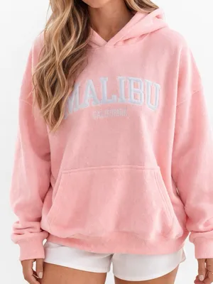 NEW Altar’d State AS Revival Pink Malibu California Sweatshirt Size Medium NWT thumbnail 1