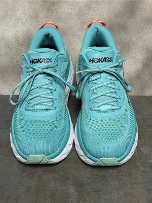 Hoka One One Bondi 7 Women’s Aqua Running Shoes Size 9.5 thumbnail 5