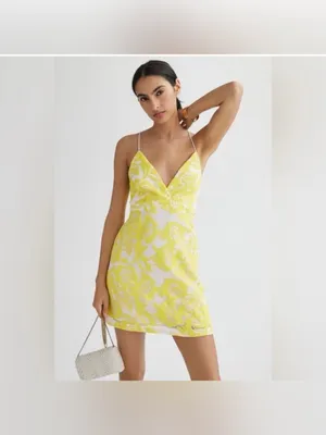 Anthropologie Maeve Floral Strappy Mini Dress thumbnail 9