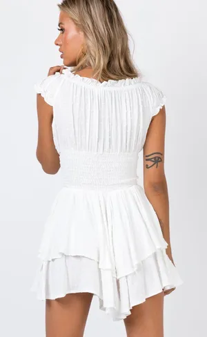 Princess Polly White Romper thumbnail 2