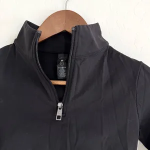 Balance Athletica | THE REFINE CROPPED ZIP in BLACK Size S thumbnail 3