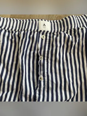 Anthropologie WREN Women's striped boxer shorts thumbnail 3