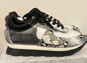 Jessica Rich Transparent Sneaker in Gold Size 39 - VERY RARE - NEW WITH BOX thumbnail 5