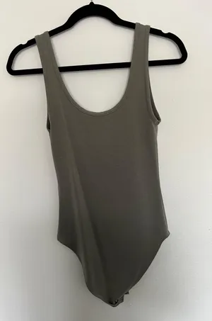 Olive Army Green Bodysuit thumbnail 1