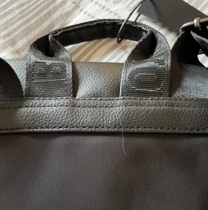 Botkier New York Black Nylon/Faux Pebbled Leather Backpack thumbnail 13