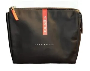 Prada Luna Rossa Unisex Black/Red Pouch thumbnail 1