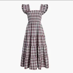 💕HILL HOUSE💕 Ellie Nap Dress ~ Multi-Color Tartan Plaid Print Large thumbnail 10
