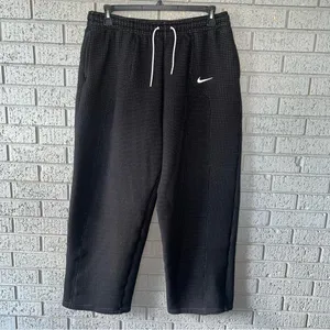 Nike Tech Sweatpants Fleece Engineered Allover Jacquard Pants XL wide leg thumbnail 5
