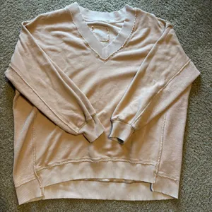 Aerie Tan Oversized Sweatshirt Size M thumbnail 1
