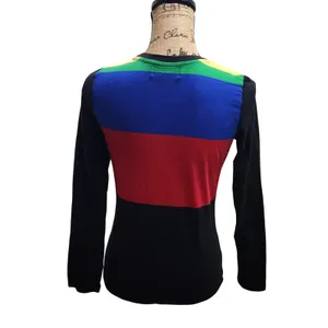 L-RL Lauren Active Ralph Lauren Colorful Striped Long Sleeve Top‎ thumbnail 3