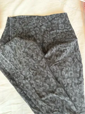 lululemon athletica Black Leopard High-Waist Leggings thumbnail 2
