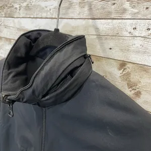 Nike Womens M Jacket‎ Reversible Black Fit Dry Hidden Hood Running Cycling Logo thumbnail 6