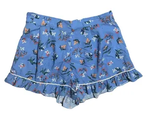 The Fifth Label High Rise Skyward Blue Floral Shorts Sz L Boho Resort Chic Coast thumbnail 1
