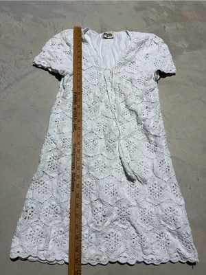 Show Me Your MuMu Palmer fleetwood White Crochet dress medium thumbnail 5