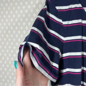 Anthropologie Striped Floral Two Way Short Sleeve Top‎ thumbnail 4