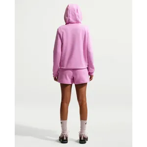 Nike Sportswear Club Pink Fleece Women's Pullover Hoodie Size Medium NWT thumbnail 3