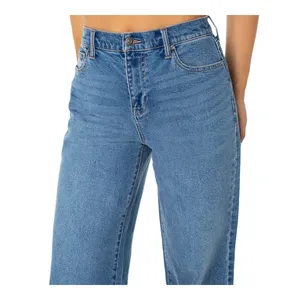 Celebrity Pink Juniors Mandy Baggy Jeans Size S Medium Wash High Rise Wide Leg thumbnail 6