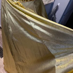 Gold Sequin and Satin Gown thumbnail 3