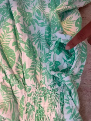Wonder Nation Green floral dress thumbnail 3