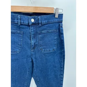 Ann Taylor Factory Womens‎ Dark Wash Denim Bootcut Jeans Mid Rise Size 0 592360 thumbnail 4