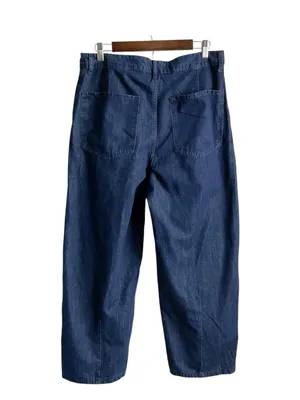 Current/Elliott Relaxed Slight Barrel-Leg Jeans - Deep Blue thumbnail 2