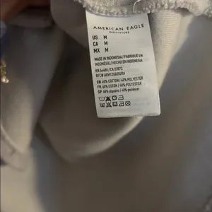 American Eagle Grey Plaid Shacket thumbnail 3