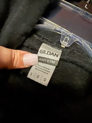 Gildan Black Sweatshirt thumbnail 3