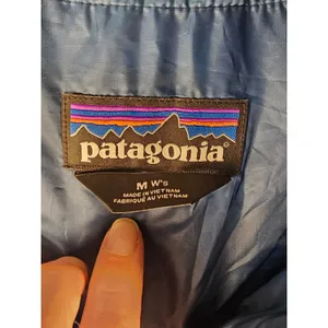 Patagonia Womens Thermal Blue Nano Puff Vest Medium - Embroidered thumbnail 3