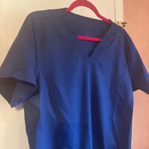 Cherokee Workwear Originals Womens V-Neck Scrub Top Two Lower Pockets Short Slee thumbnail 6