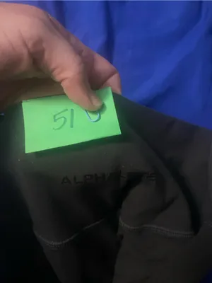 Alphalete Black leggings  with Subtle Logo thumbnail 2