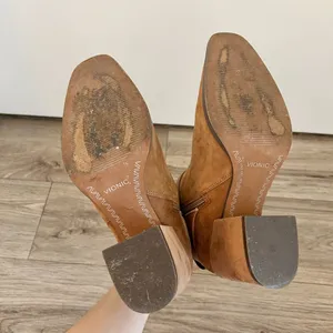 Vionic Tenley Block Heel Bootie Tan Size 7 thumbnail 12