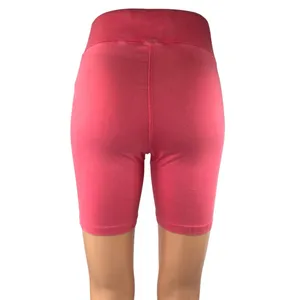 Free People Pink High Waisted Tight Yoga Workout Athletic Biker Shorts Size S thumbnail 3
