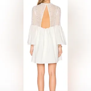 Endless Rose white lace poplin mini dress size S thumbnail 2