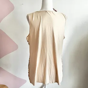 Gold Sequin Tank Top, Y2K, Clubwear, Indie Sleaze, Glam, 2000s, 3X‎ thumbnail 3