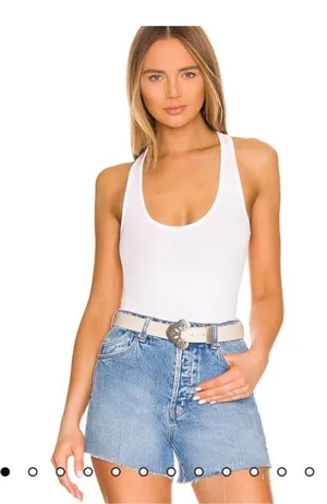 Commando luxury rib bodysuit White Size Small thumbnail 1