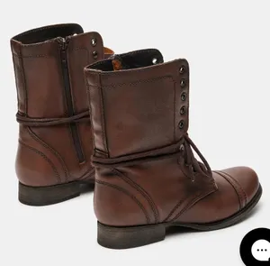 Steve Madden Troopa Brown Leather Boots thumbnail 4