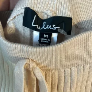 Lulus Cream Sweater Drawstring Pants | Size Medium-Like New thumbnail 5