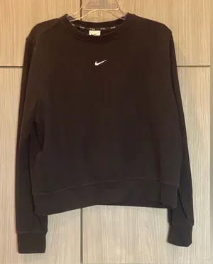 Nike Crewneck Sweatshirt Black/White Large thumbnail 1