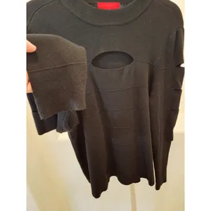 Jennifer Lopez Size XXL Womens Slash-Sleeve Mockneck Black Sweater NWOT thumbnail 5
