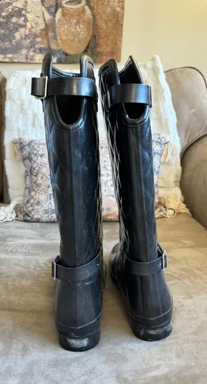 JustFab Tall Rubber Boots thumbnail 4