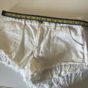 Abercrombie Fitch Festival Shorts Womens 10 White Fringe High Rise Button Zip thumbnail 7