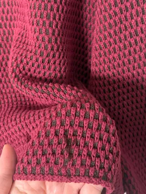 Free People Maisie Oversized Sweater - Cranberry Fudge thumbnail 8