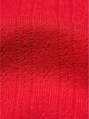 Uniqlo Pointelle Tank Top NWT Red Medium thumbnail 4